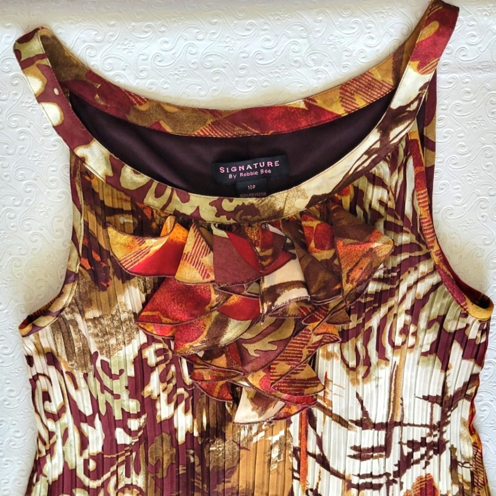 Signature brushed Robbie Bee dress women's size 10P